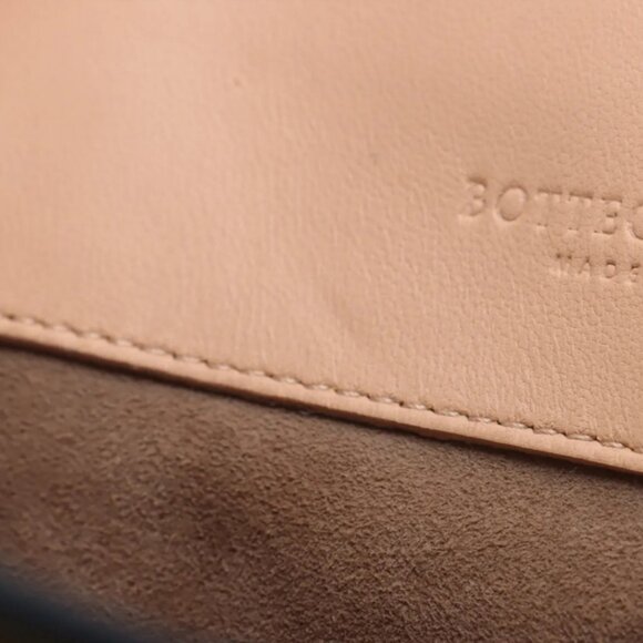 Bottega Veneta Intrecciato Corso Leather Tote Bag Green x Pink - Picture 13 of 16